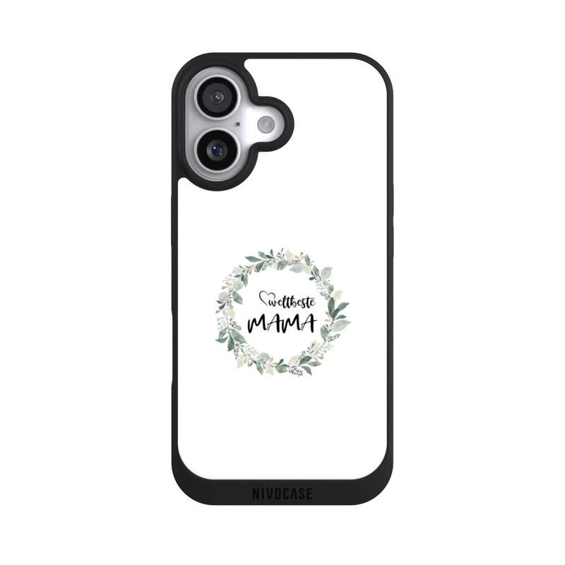 iPhone 17 NIVOpure Weltbeste Mama Blumenkranz