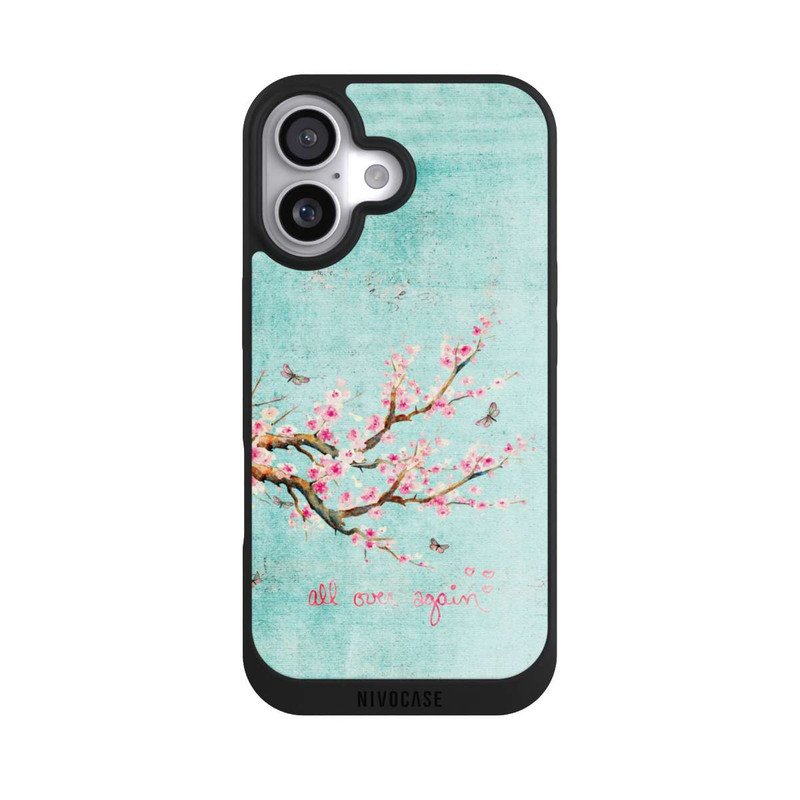 iPhone 17 NIVOpure Cherry Blossom Tree Pattern Blue
