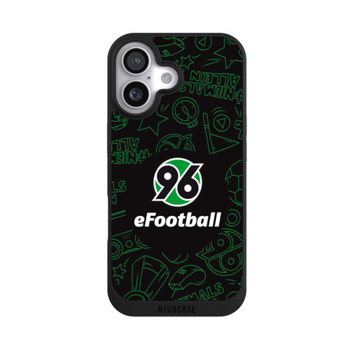  NIVOpure Hannover 96 Football Pattern Design Black