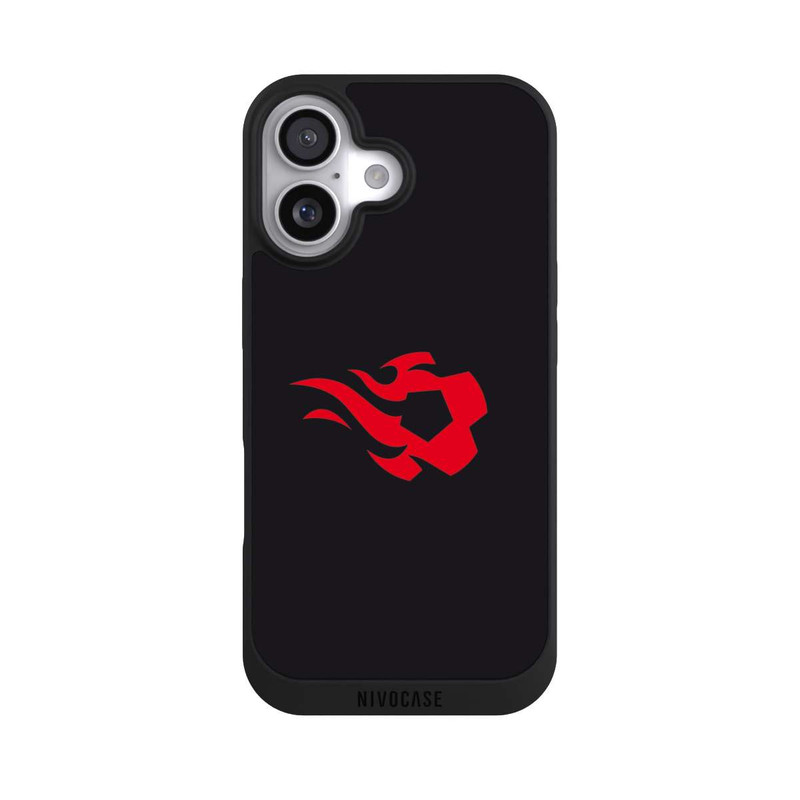 iPhone 17 NIVOpure Belgique Red Flames Noir