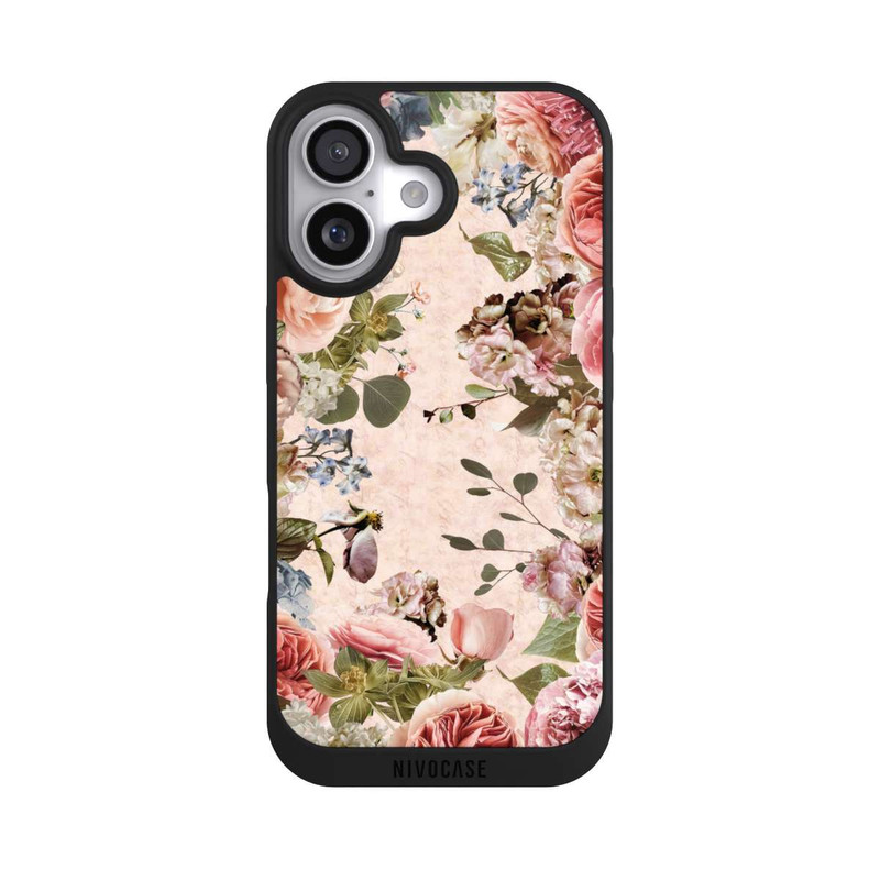 iPhone 17 NIVOpure Flower Frame Peonies Pastel