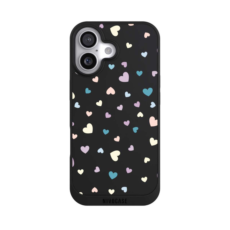 iPhone 17 NIVOpure Pastell-Herzen