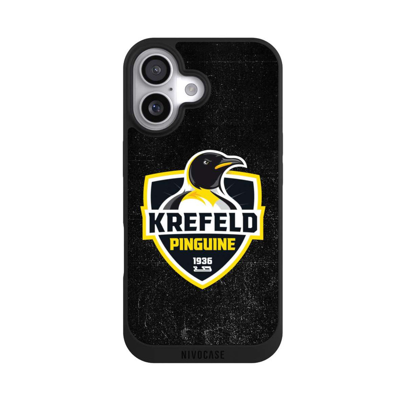 iPhone 17 NIVOpure Krefeld Pinguine Logo Schwarz