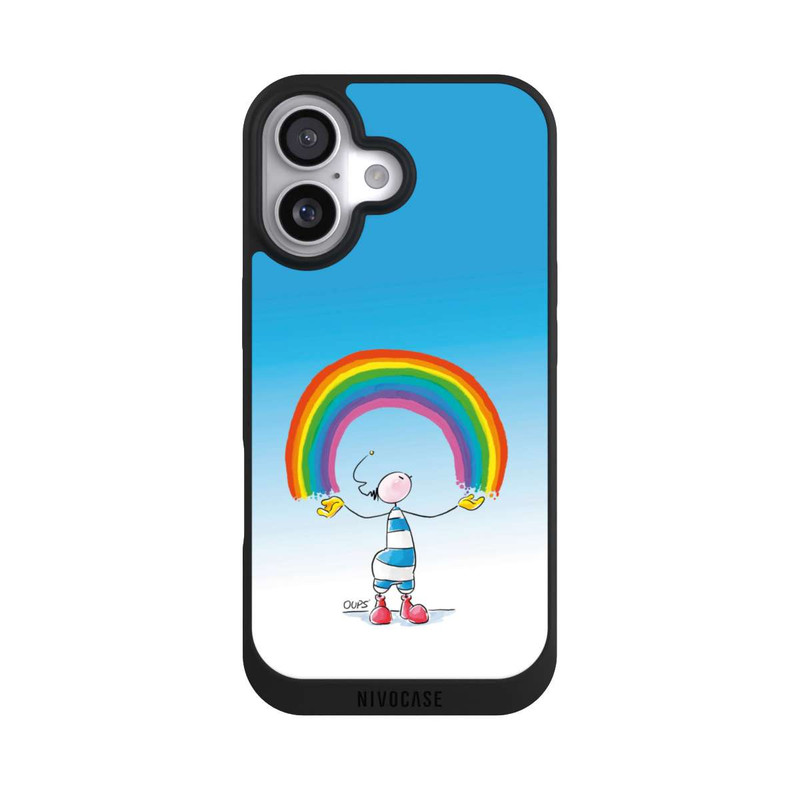 iPhone 17 NIVOpure Regenbogen Blau