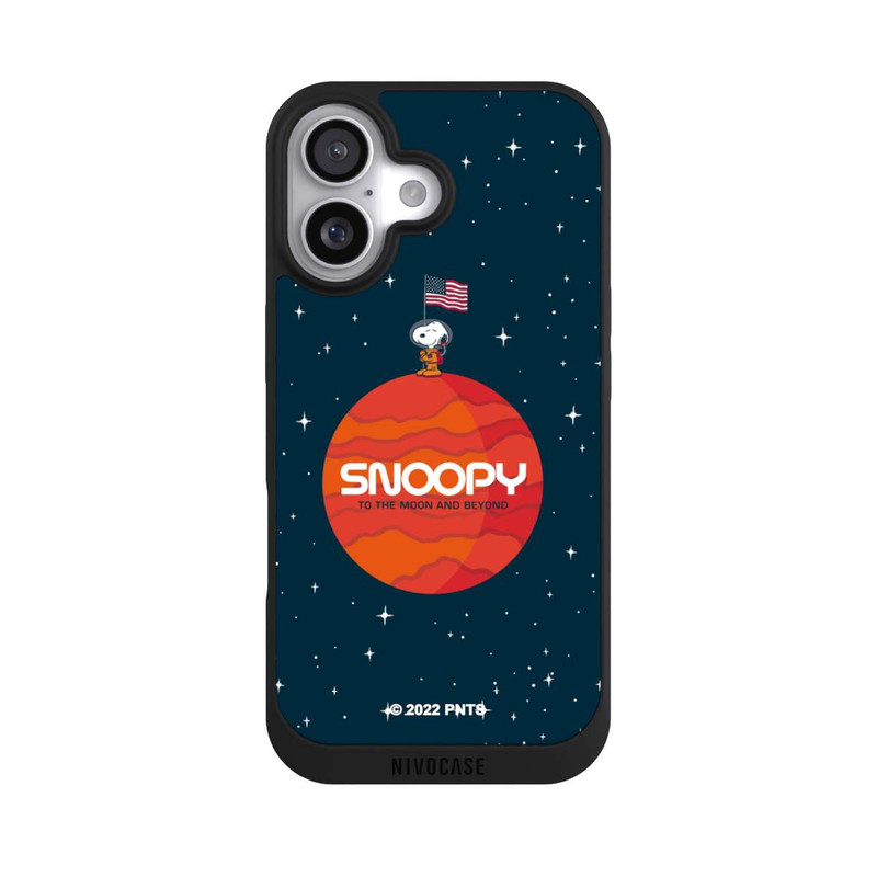 iPhone 17 NIVOpure Snoopy Weltraumreisender Orange
