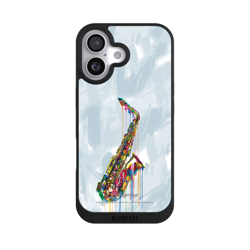 iPhone 17 NIVOpure Saxophone Art par P.D. Moreno