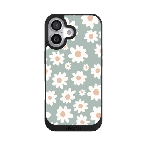  NIVOpure Daisy Flower Seamless Pattern Green