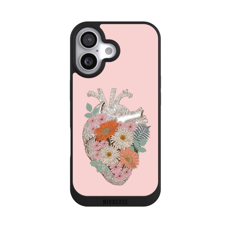iPhone 17 NIVOpure Florales Vintage-Herz