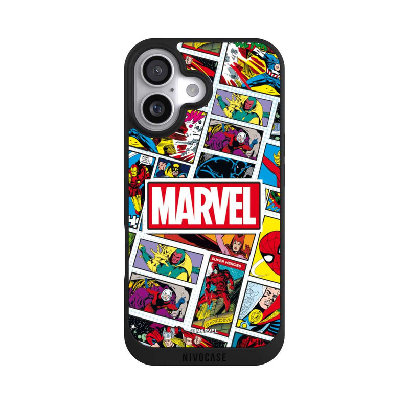 iPhone 17 NIVOpure Marvel Comic Pattern
