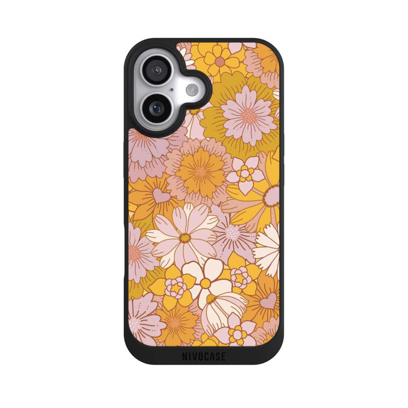 iPhone 17 NIVOpure Retro Flower Walpaper Yellow