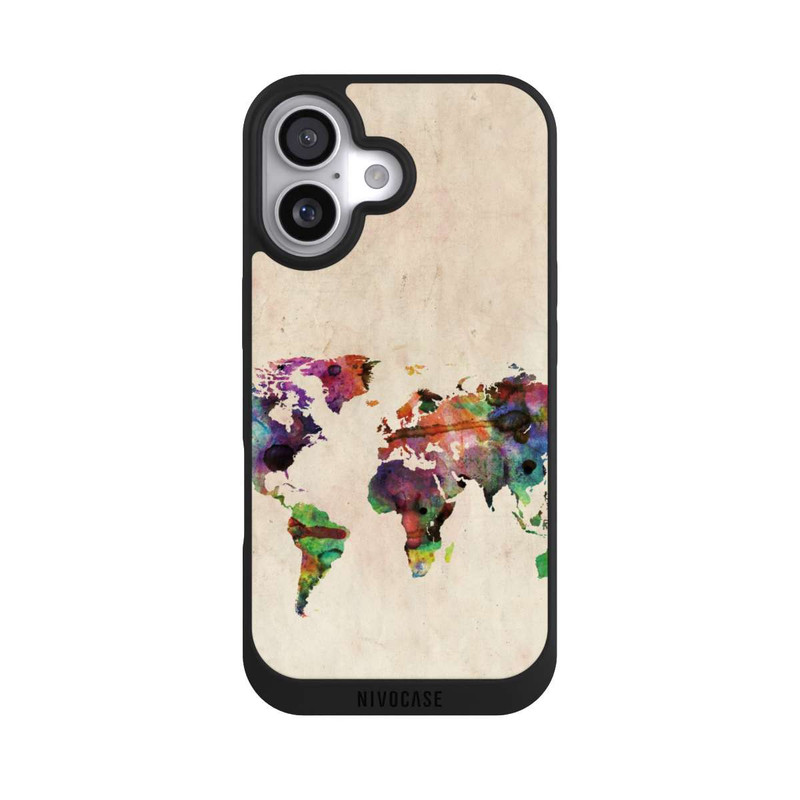iPhone 17 NIVOpure World Map by Michael Tompsett
