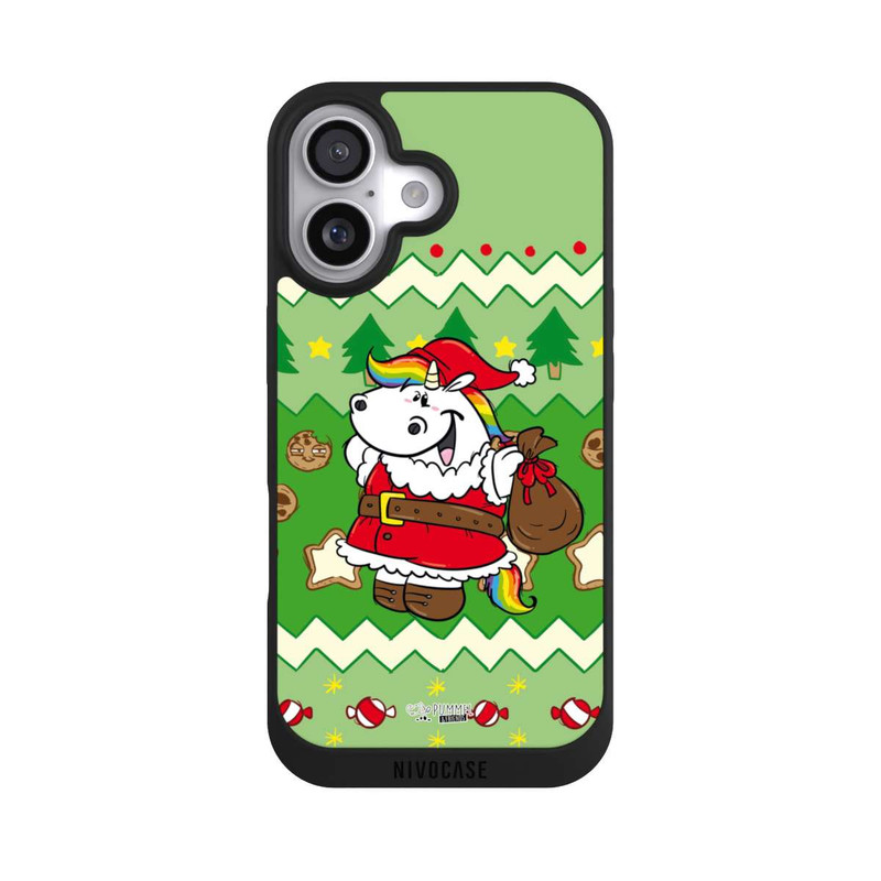 iPhone 17 NIVOpure Ugly Christmas Pummeleinhorn Grün