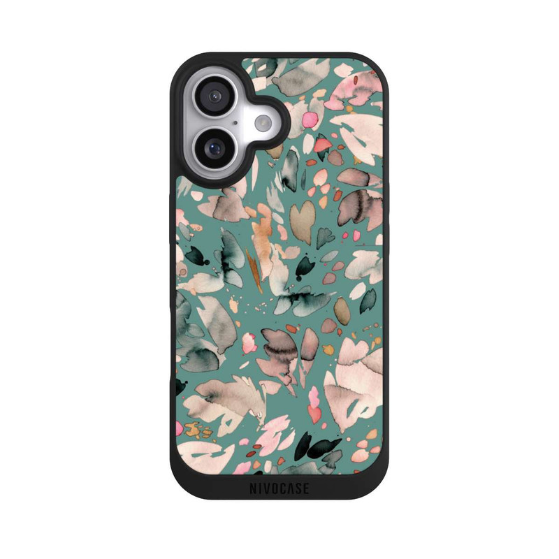 iPhone 17 NIVOpure Abstract Flowers Petals Green