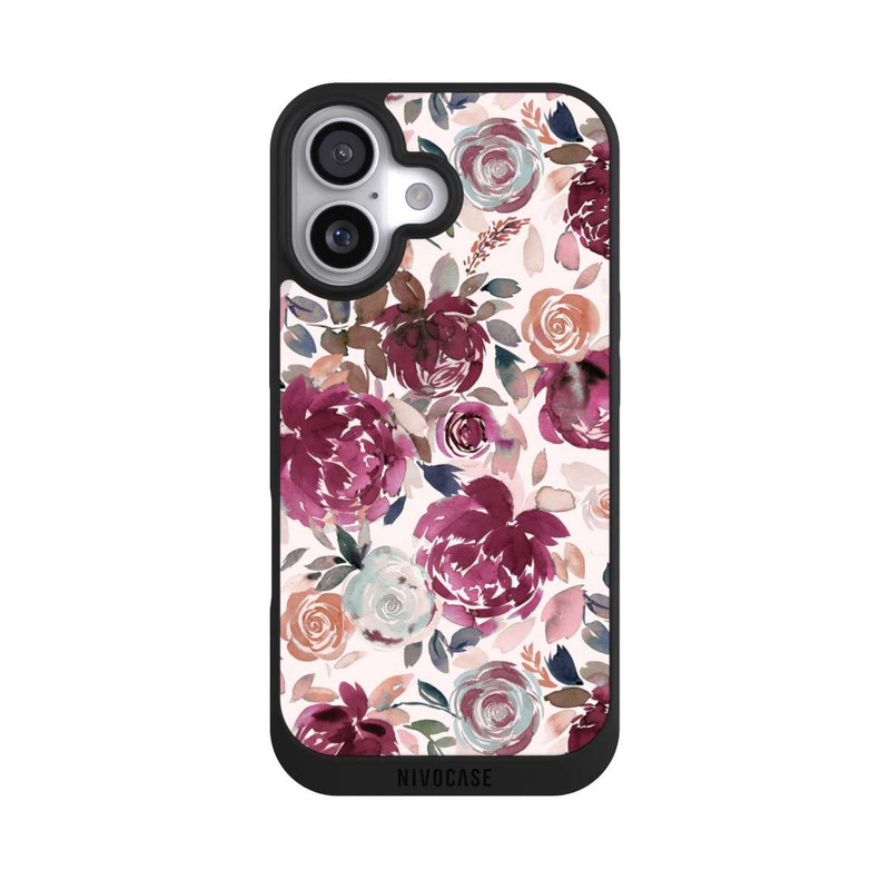 iPhone 17 NIVOpure Autumn Peonies and roses Pink