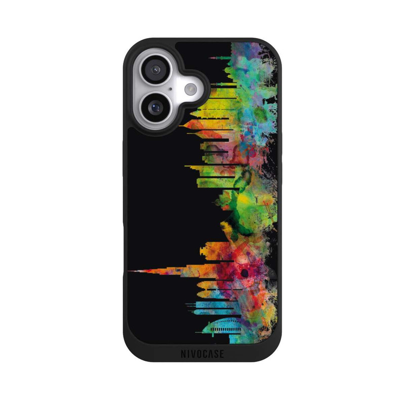 iPhone 17 NIVOpure Dubai Skyline Schwarz