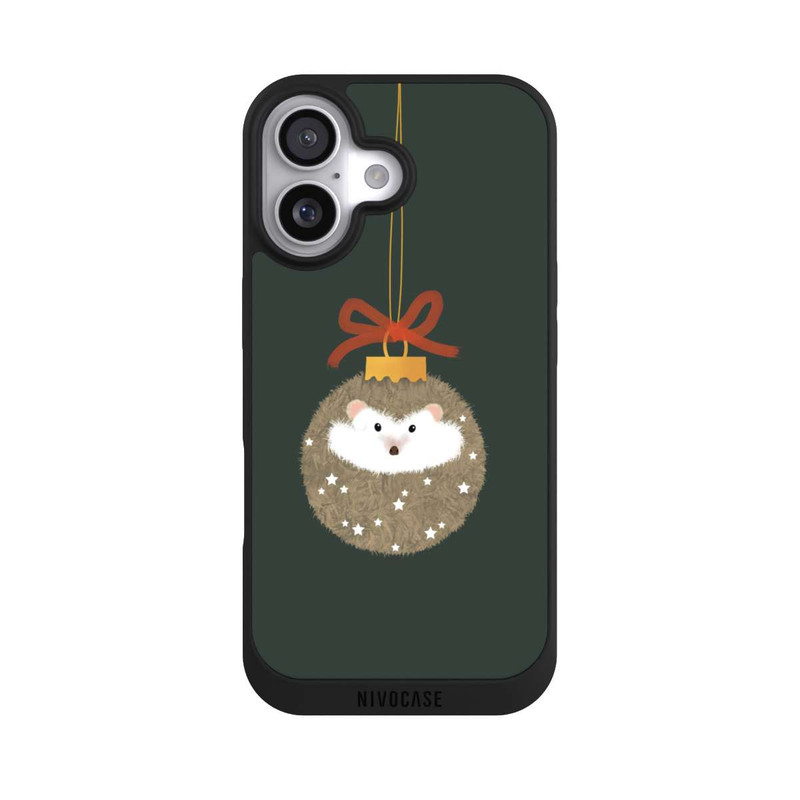 iPhone 17 NIVOpure hérisson de Noël