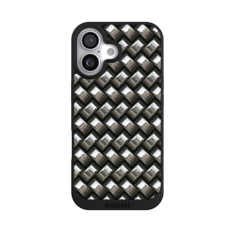 iPhone 17 NIVOpure Glamour Silver Metal