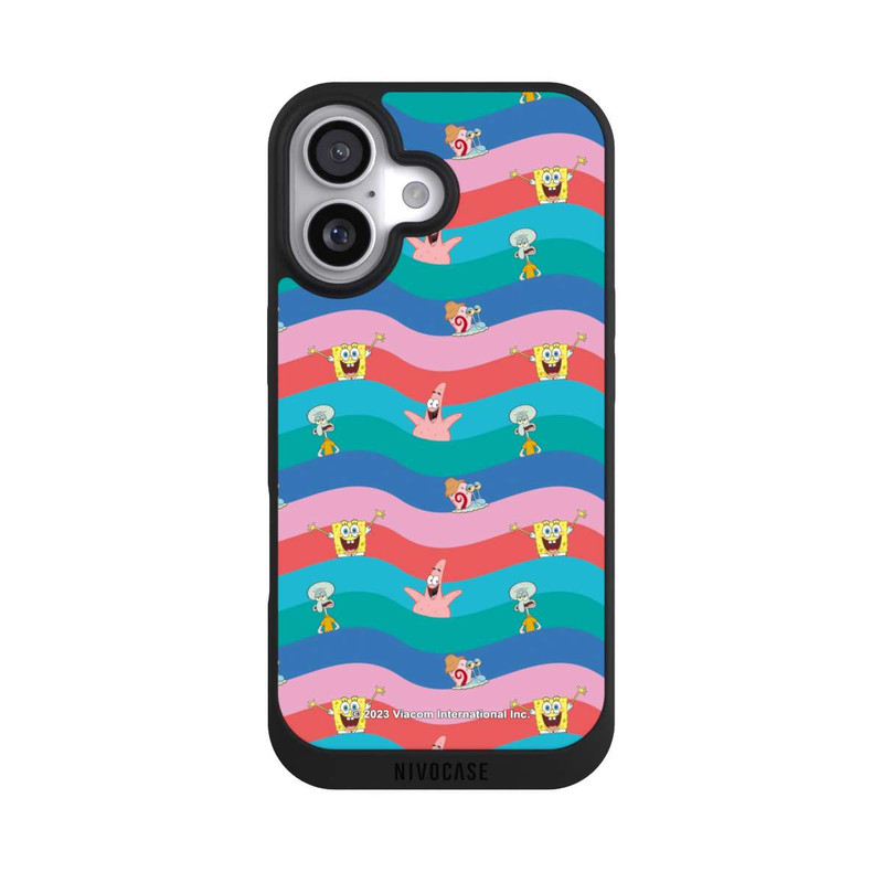 iPhone 17 NIVOpure Spongebob Freunde Bunte Wellen
