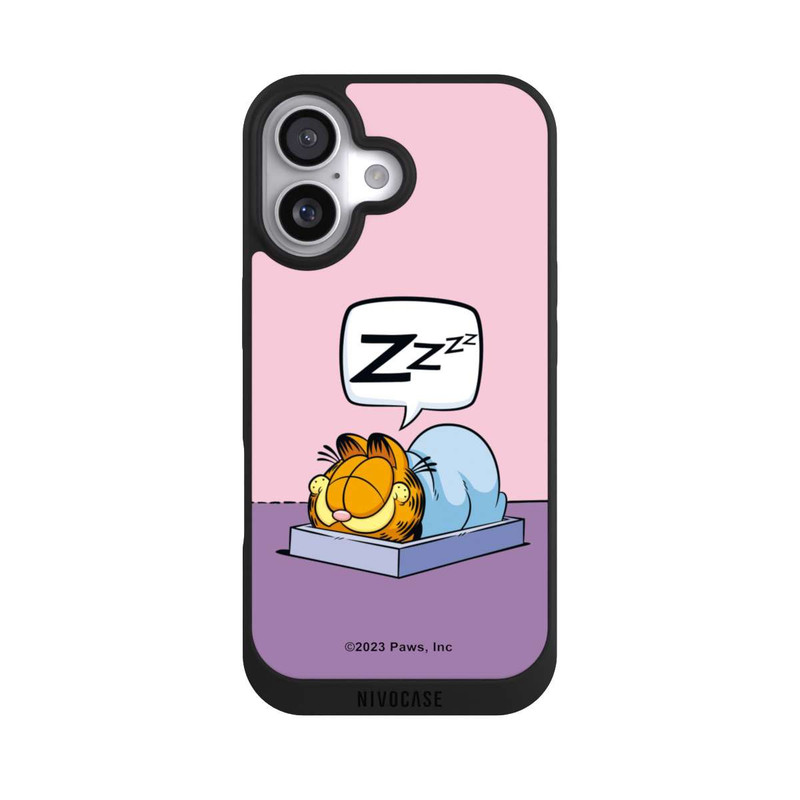 iPhone 17 NIVOpure Garfield Attaque de sieste rose