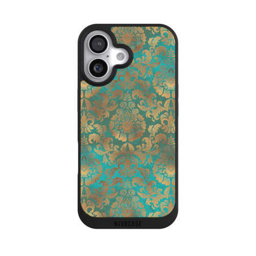  NIVOpure Damask Wallpaper Turquoise