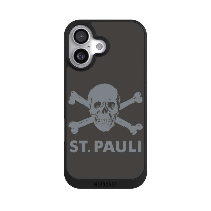 iPhone 17 NIVOpure FC St. Pauli Logo Grau