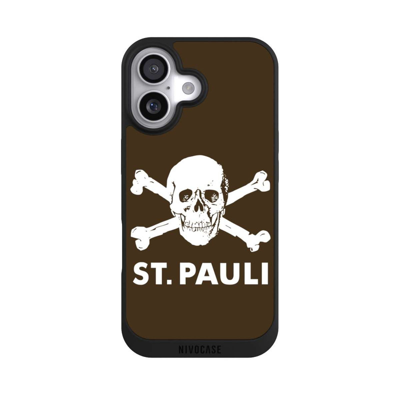 iPhone 17 NIVOpure FC St. Pauli Logo Braun