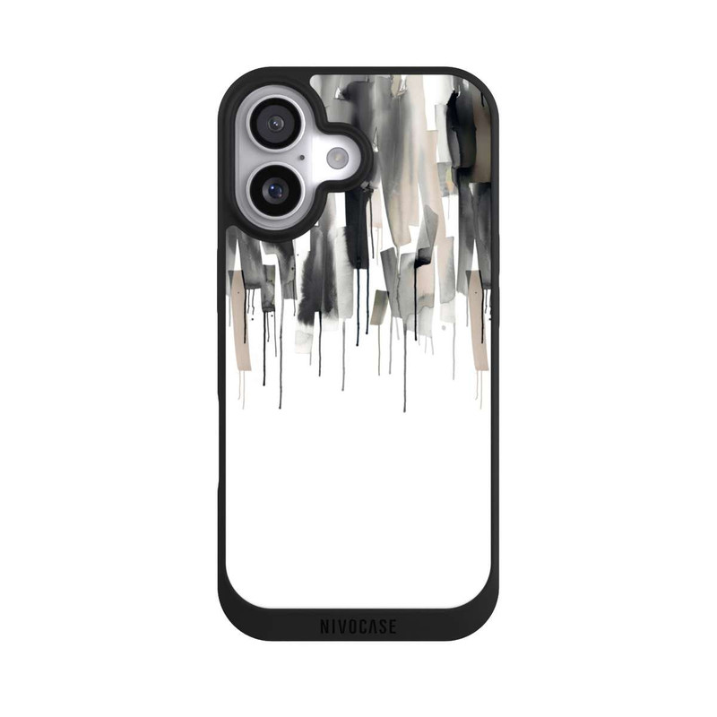 iPhone 17 NIVOpure Watery Stripes Japandi Black