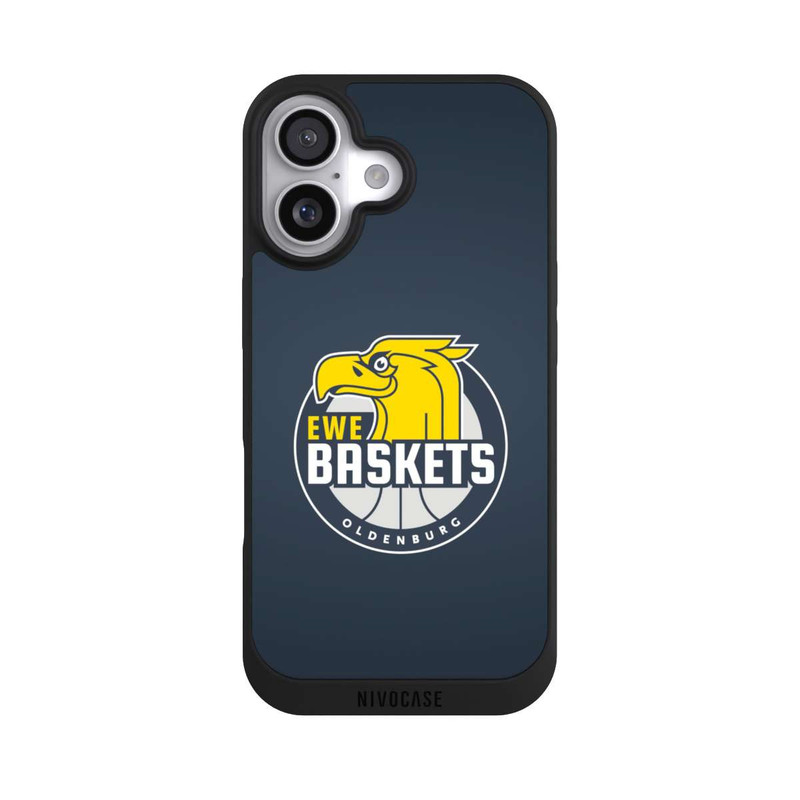 iPhone 17 NIVOpure EWE Baskets Logo Blau