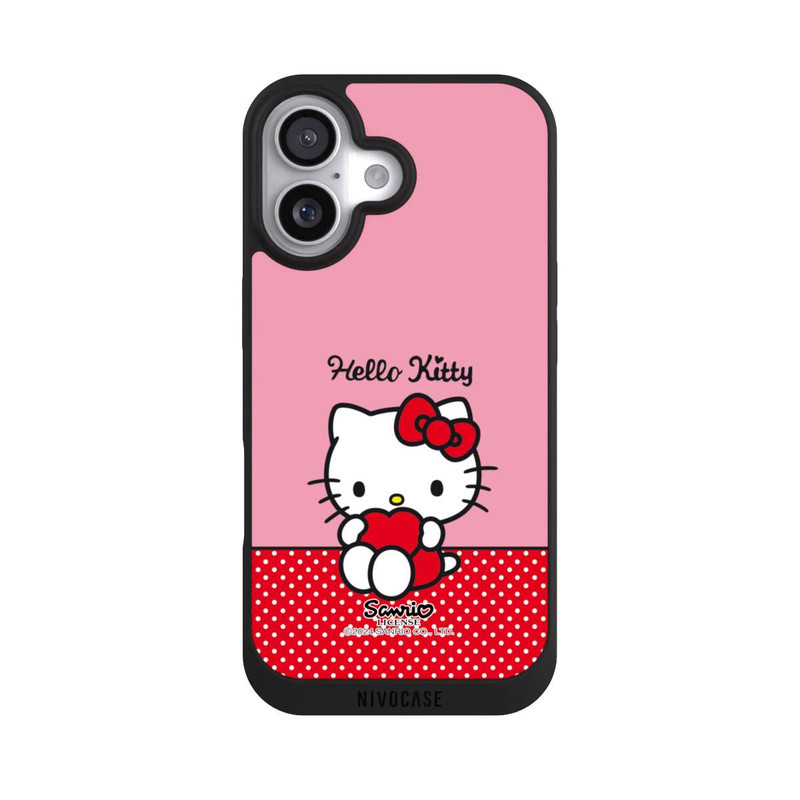 iPhone 17 NIVOpure Hello Kitty sitzend mit Herz