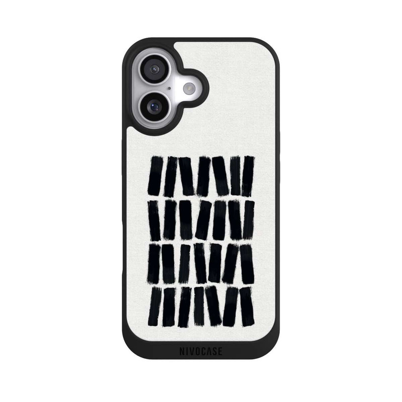 iPhone 17 NIVOpure Schwarze Pinselstriche