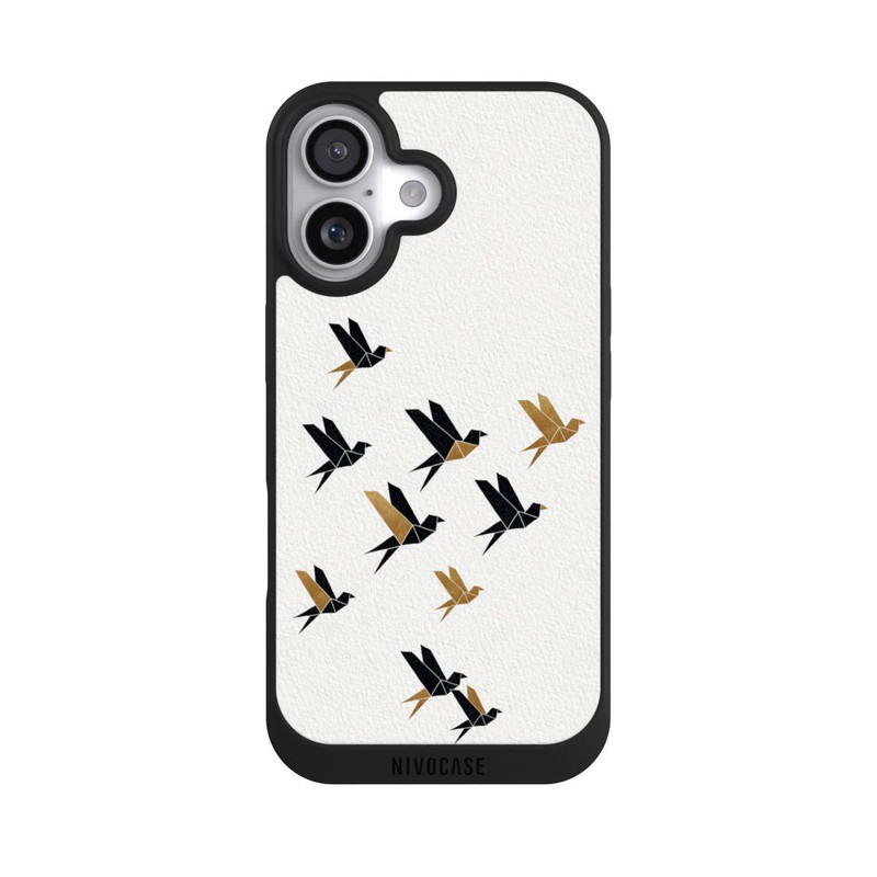 iPhone 17 NIVOpure Origami Vogelcollage