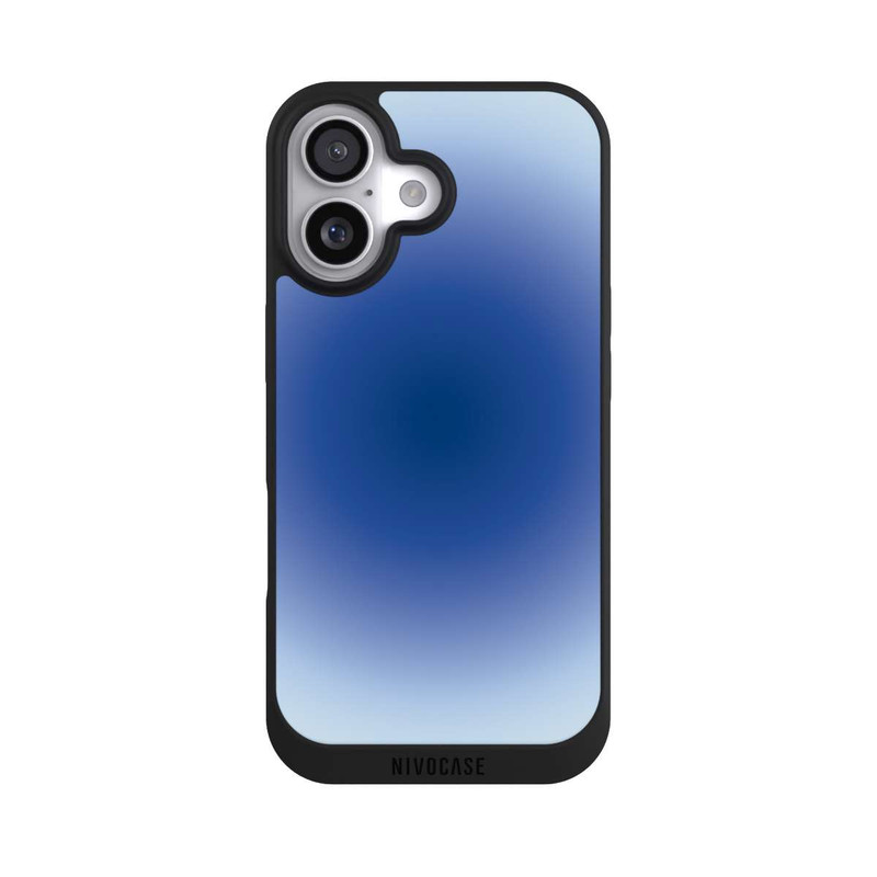 iPhone 17 NIVOpure Aura Blau Kreis