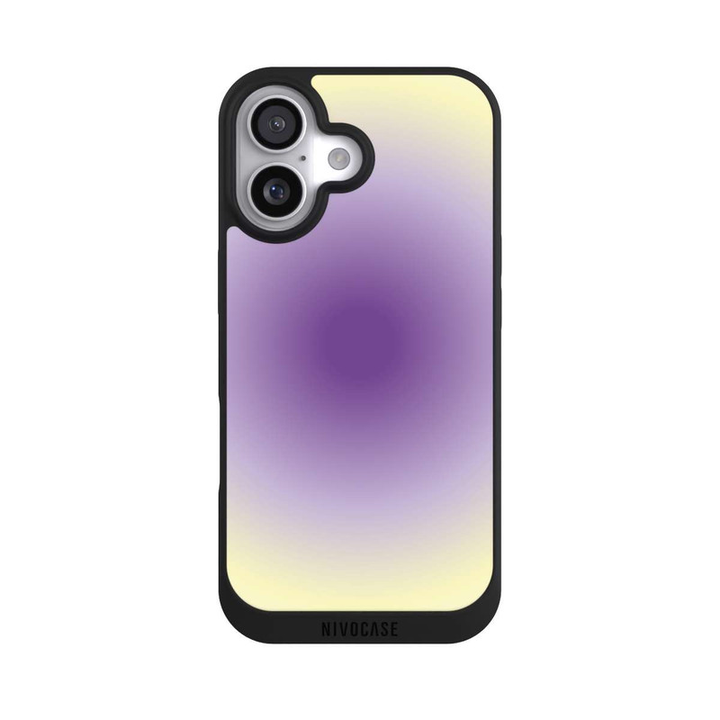 iPhone 17 NIVOpure Aura Violet Jaune Cercle