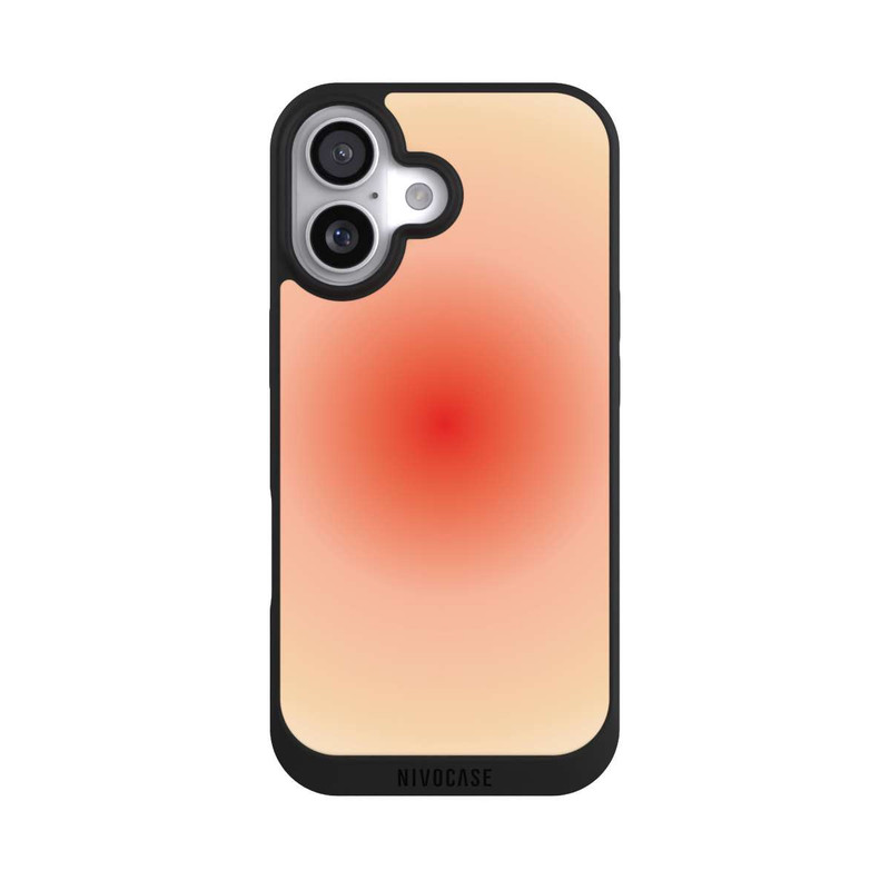 iPhone 17 NIVOpure Aura orange circle