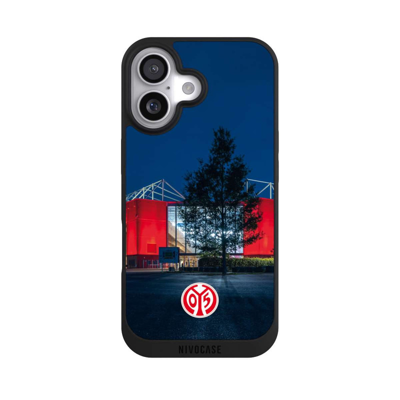 iPhone 17 NIVOpure Mainz 05 Stadion bei Nacht