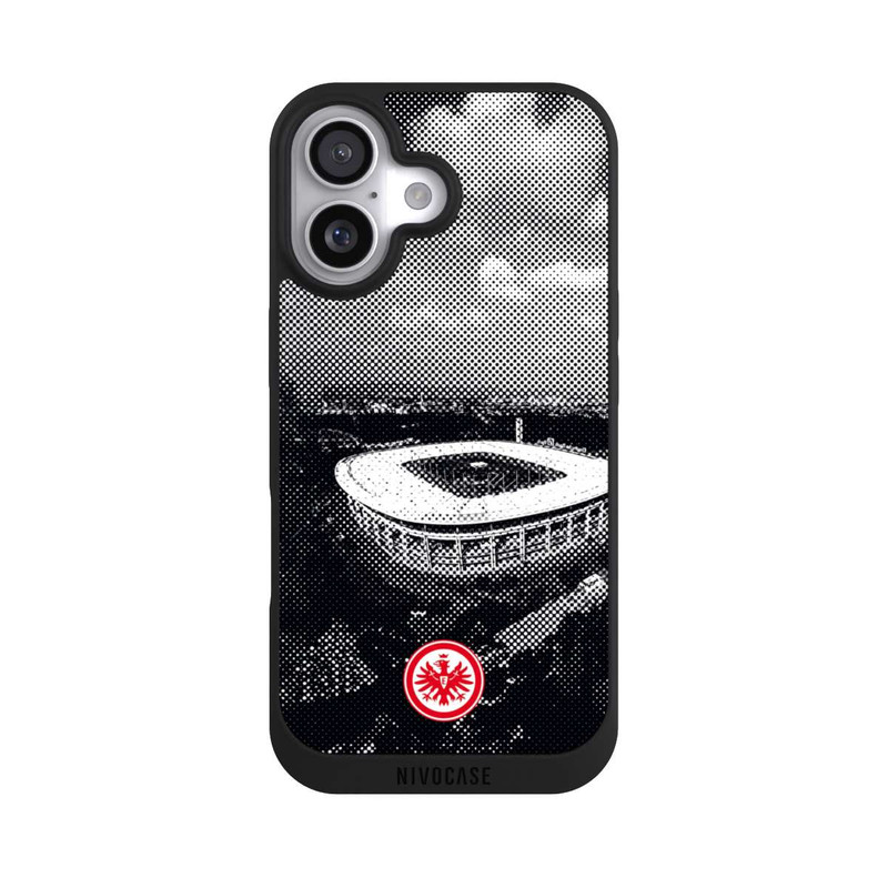 iPhone 17 NIVOpure SGE Stadion Schwarz Weiß