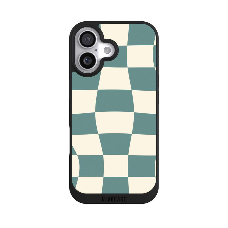 iPhone 17 NIVOpure Petrol checkerboard