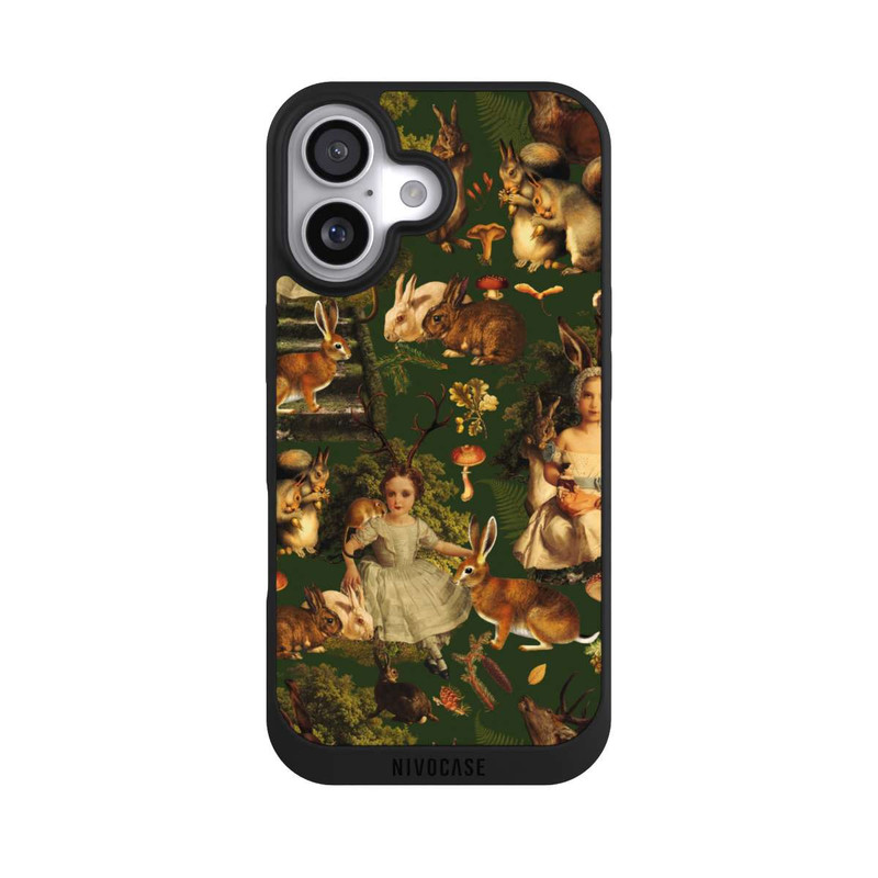 iPhone 17 NIVOpure Fille et animaux dans la forêt