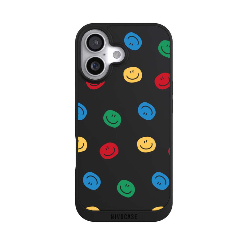 iPhone 17 NIVOpure Smile Motif coloré