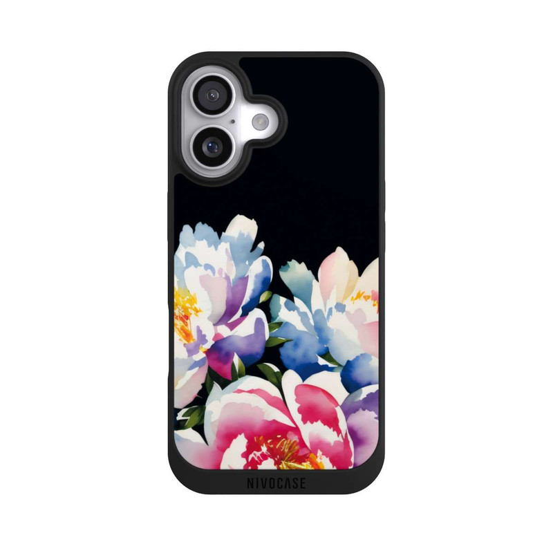 iPhone 17 NIVOpure Aquarell Pfingstrosen
