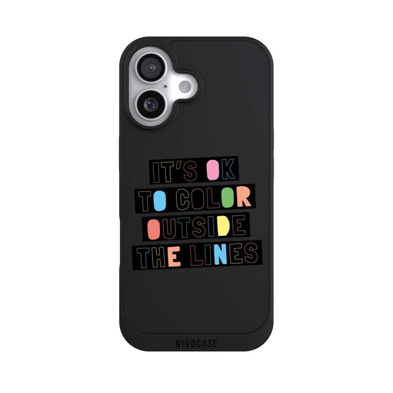 iPhone 17 NIVOpure Color Outside The Line Transparent