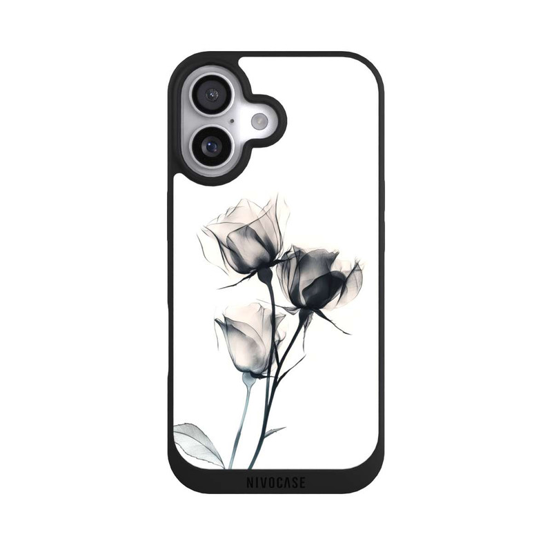 iPhone 17 NIVOpure Schwarze Blume