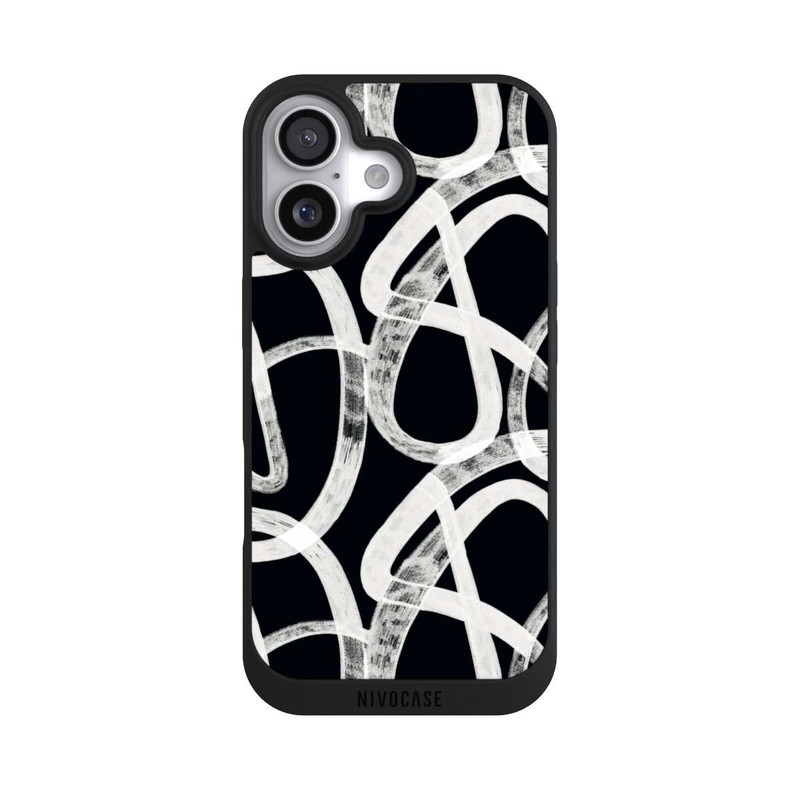 iPhone 17 NIVOpure Doodles Black and White