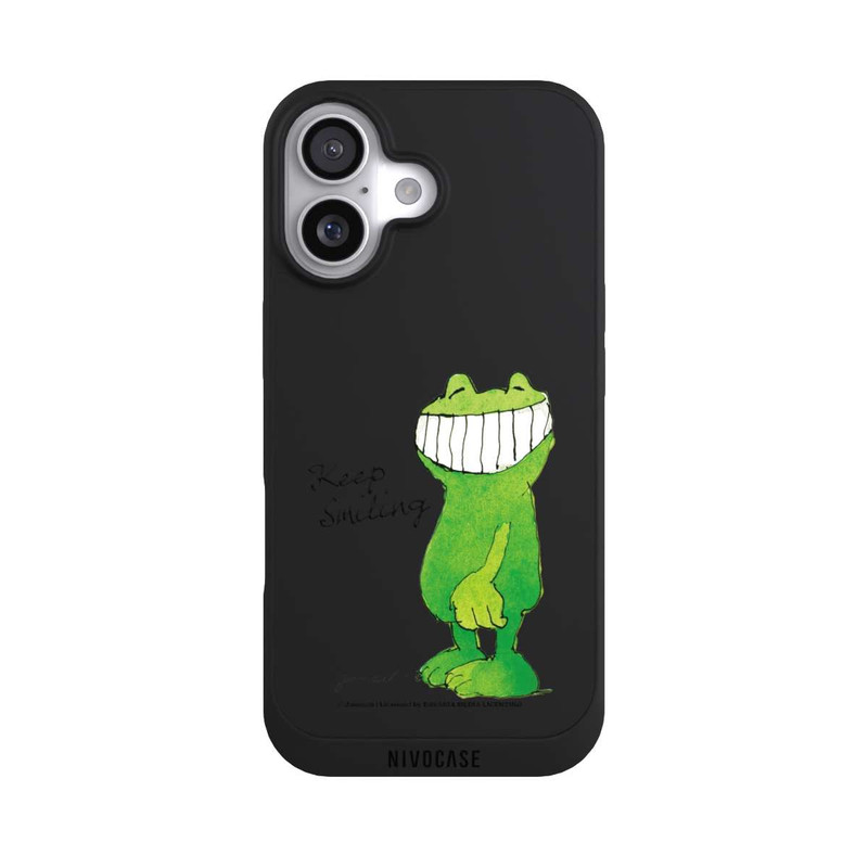 iPhone 17 NIVOpure Frosch Keep Smiling Transparent