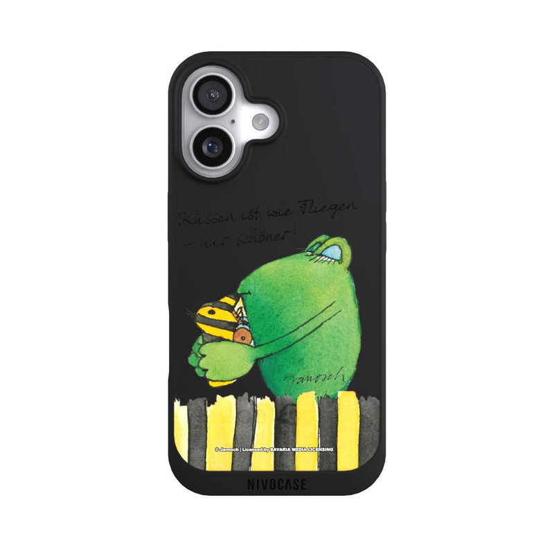 iPhone 17 NIVOpure Frosch Küssen ist wie Fliegen Transparent