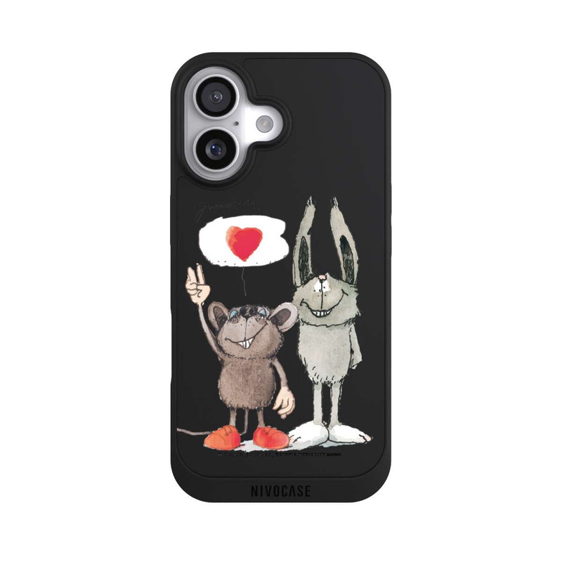 iPhone 17 NIVOpure Maus und Hase Transparent