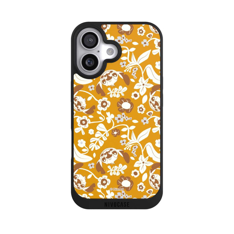 iPhone 17 NIVOpure Stitch Floral Mustard Pattern