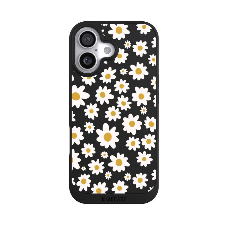 iPhone 17 NIVOpure Daisy Flower Seamless Pattern Transparent