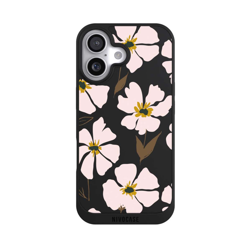 iPhone 17 NIVOpure Simple Pastell Flowers Rose Transparent