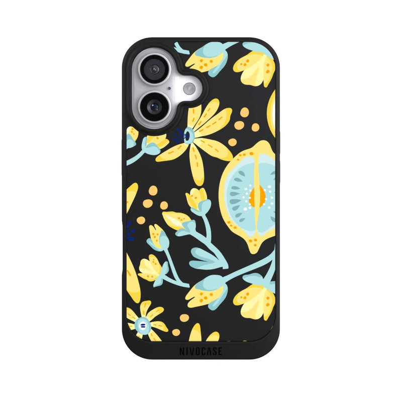 iPhone 17 NIVOpure Lemon Summer Pattern Transparent Yellow